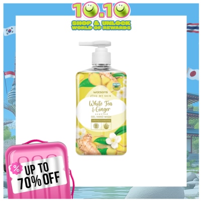 WATSONS White Tea & Ginger Scented Gel Hand Wash 500ml