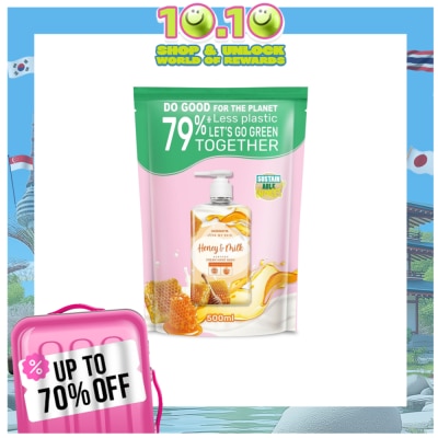 WATSONS Honey and Milk Scented Cream Hand Wash 500ml