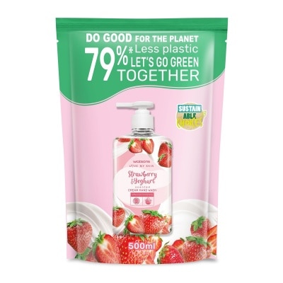 WATSONS Strawberry and Yoghurt Cream Hand Wash Refill 500ml