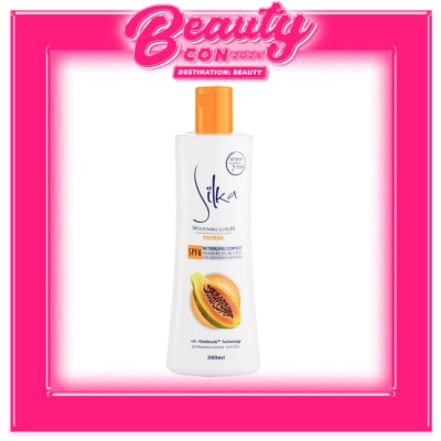 SILKA Papaya Whitening Lotion SPF6 200ml