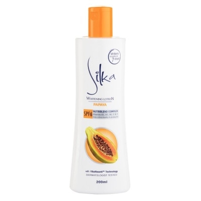 SILKA Papaya Whitening Lotion SPF6 200ml