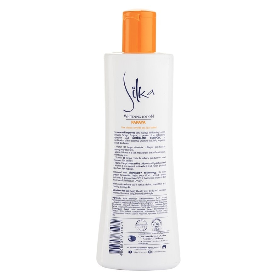 Papaya Whitening Lotion SPF6 200ml