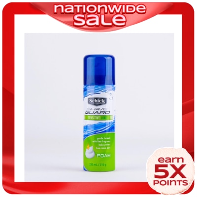 SCHICK Shave Guard Sensitive Lime Foam 220ml