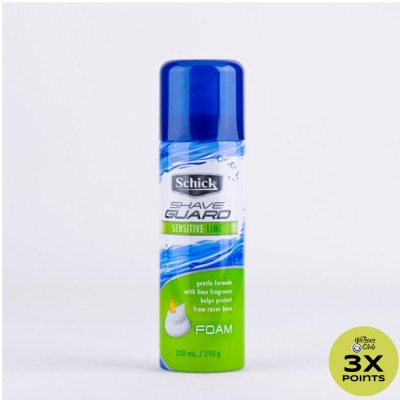 SCHICK Shave Guard Sensitive Lime Foam 220ml