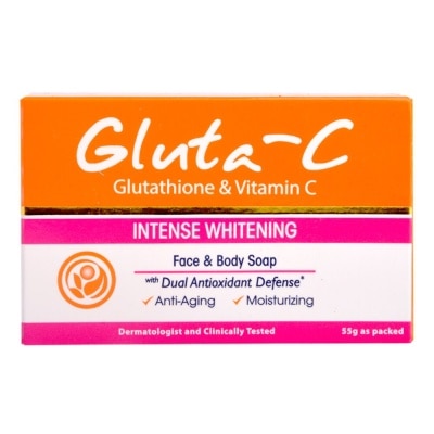 glutathione whitening soap philippines GLUTA C, Face and Body Soap with Dual Antioxidant Defense