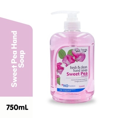 BODY TREATS Sweet Pea Hand Soap 750ml