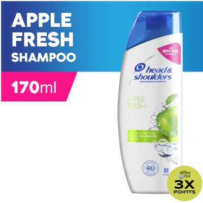 HEAD N SHOULDERS Apple Fresh Hair Shampoo 170mL