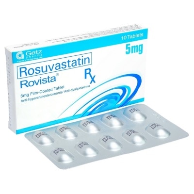 ROVISTA Rosuvastatin Ca 5mg 1 Film coated Tablet [PRESCRIPTION REQUIRED]