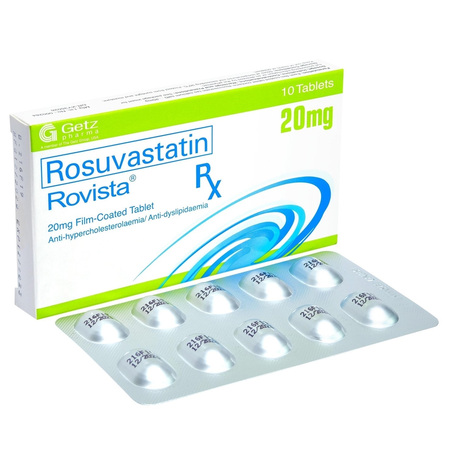 Rosuvastatin Ca 20mg 1 Film coated Tablet [Prescription Required]