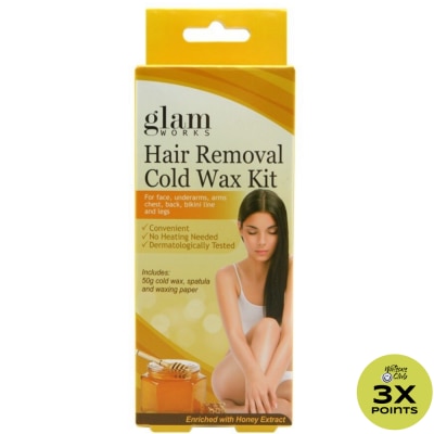 GLAMWORKS Honey Cold Wax kit 50g