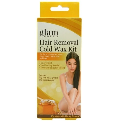 GLAMWORKS Honey Cold Wax kit 50g