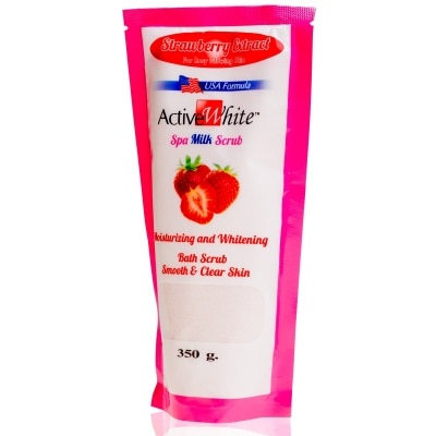 ACTIVE WHITE Spa Milk Scrub Strawberry Extract 350g