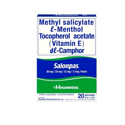 SALONPAS Medicated Patch 20s x 1