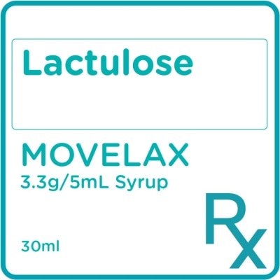 MOVELAX Lactulose 3.3g/5mL Syrup 30ml [PRESCRIPTION REQUIRED]