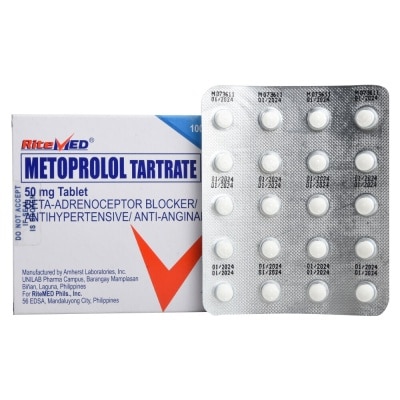 RITEMED Ritemed Metoprolol 50mg 1 Tablet [Prescription Required]