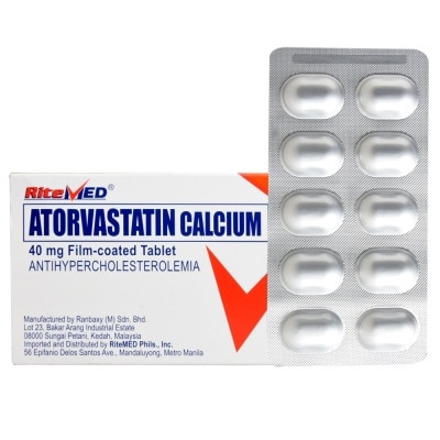 RITEMED Ritemed Atorvastatin 40mg 1 Tablet [Prescription Required]