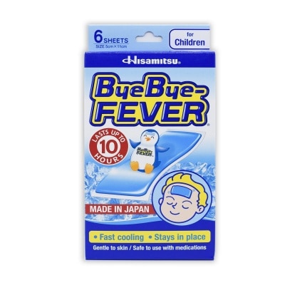 BYE BYE FEVER Cooling Gel Sheets for Children