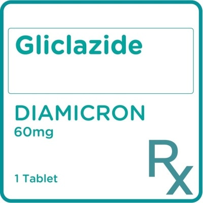 DIAMICRON Gliclazide 60mg 1 Tablet [PRESCRIPTION REQUIRED]