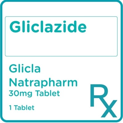 NATRAPHARM Gliclazide 30mg 1 Tablet [PRESCRIPTION REQUIRED]