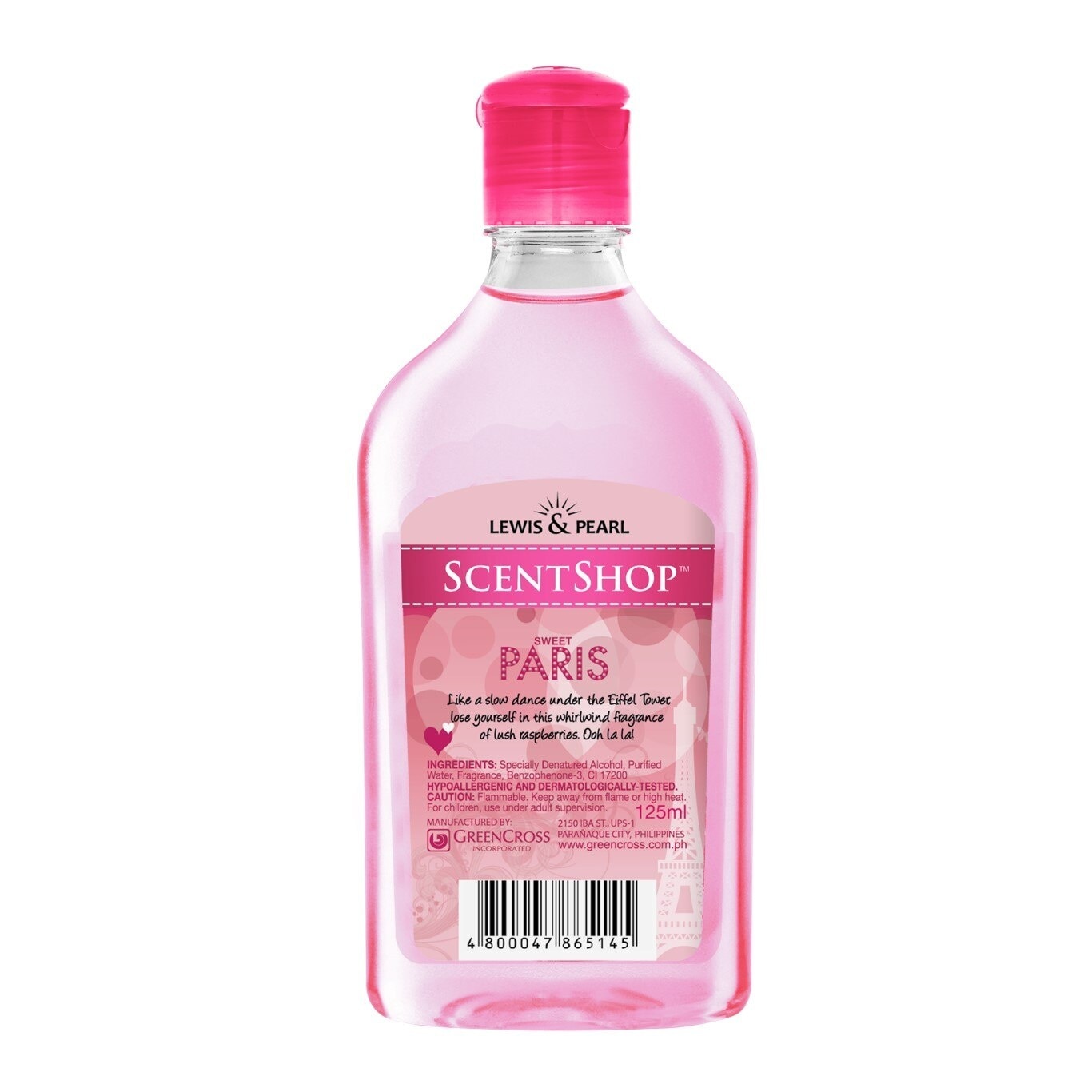 Cologne Sweet Paris Scent 125ml