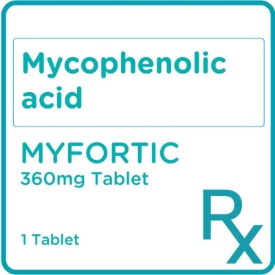 MYFORTIC Mycophenolic acid 360mg 1 Tablet [Prescription Required]