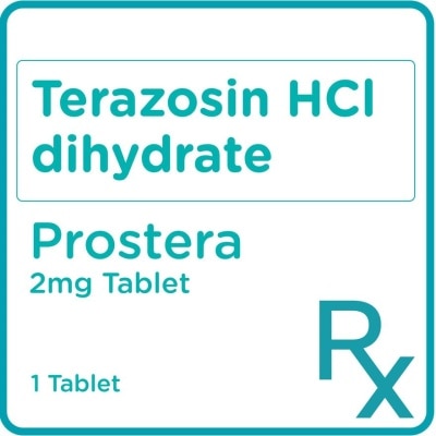 PROSTERA Terazosin Hydrochloride dihydrate 2mg 1 Tablet [PRESCRIPTION REQUIRED]