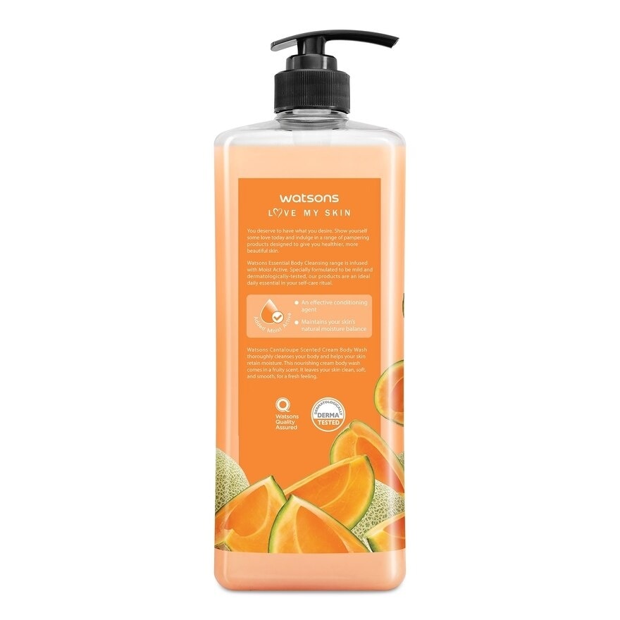 Cantaloupe Scented Cream Body Wash 1L