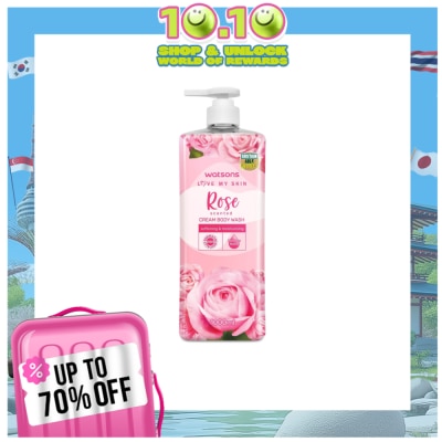 WATSONS Rose Scented Cream Body Wash 1L