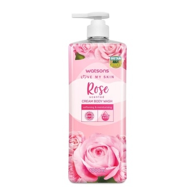 WATSONS Rose Scented Cream Body Wash 1L