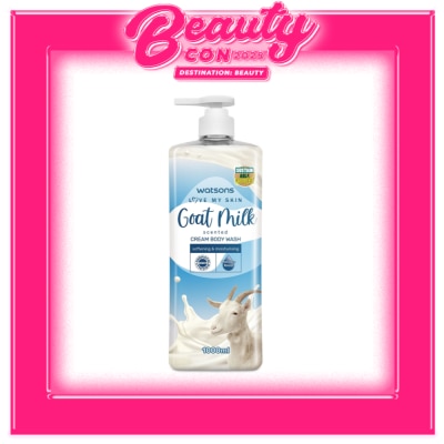 WATSONS Goat Milk Scented Cream Body Wash 1000ml