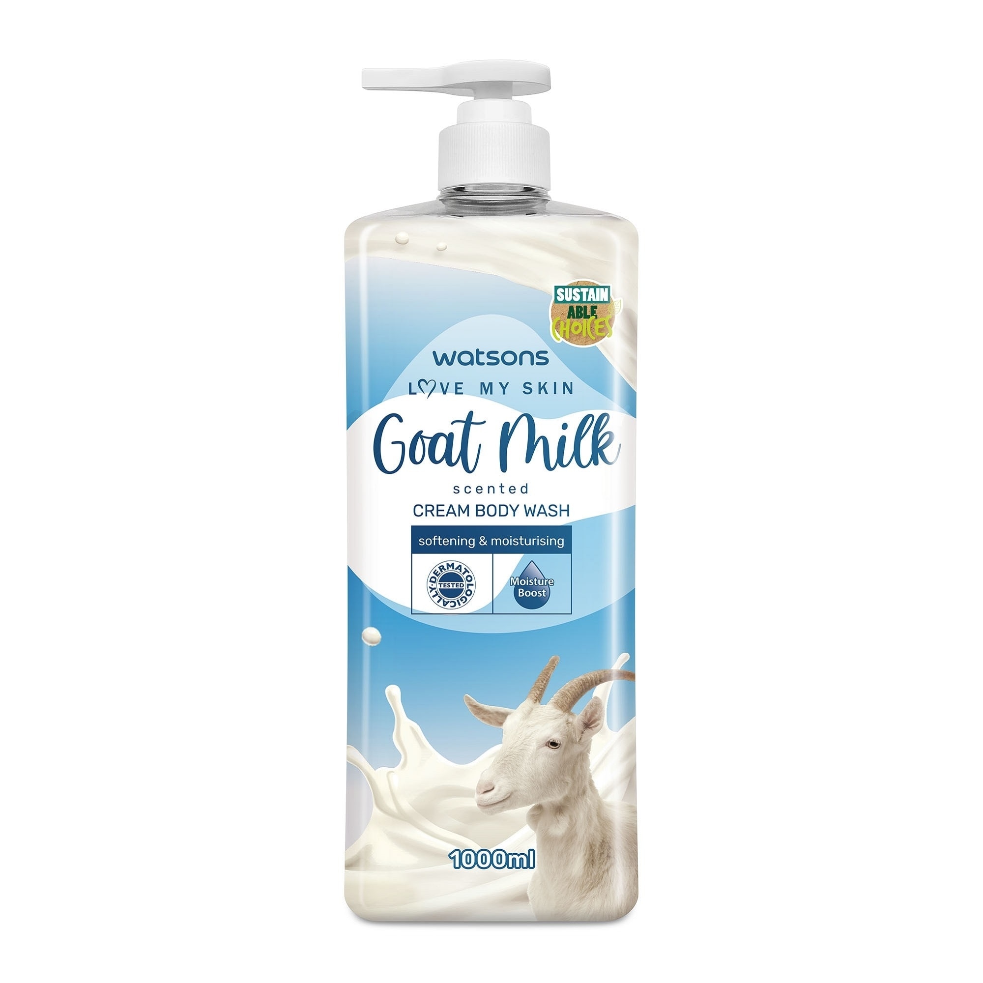 Goat Milk Scented Cream Body Wash 1000ml