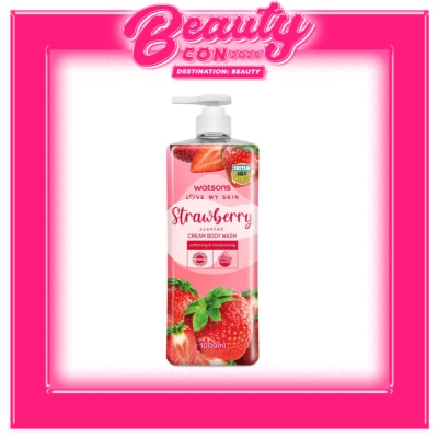 WATSONS Strawberry Scented Cream Body Wash 1L