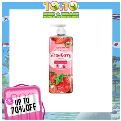 WATSONS Strawberry Scented Cream Body Wash 1L