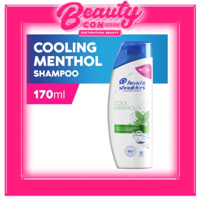 HEAD N SHOULDERS Cool Menthol Anti-Dandruff Scalp Care Hair Shampoo 170ml