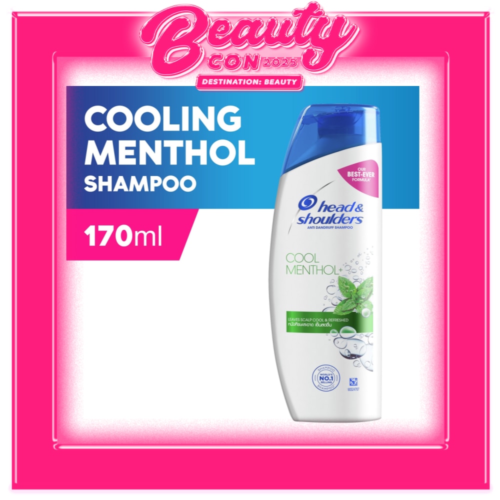 Cool Menthol Anti-Dandruff Scalp Care Hair Shampoo 170ml