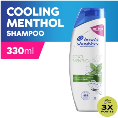 HEAD N SHOULDERS Cool Menthol Anti-Dandruff Scalp Care Shampoo 330ml