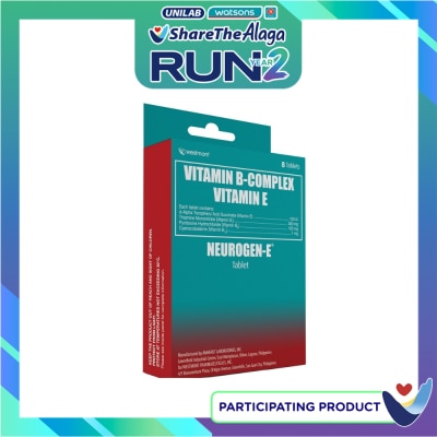 NEUROGEN Neurogen E Vitamin B Complex + Vitamin E 8 Tablets image