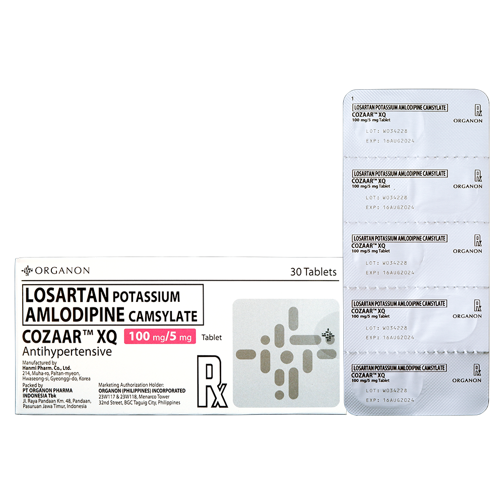 Losartan K 100Mg, Amlodipine Camsylate 5Mg 1 Film-Coated Tablet [Prescription Required]