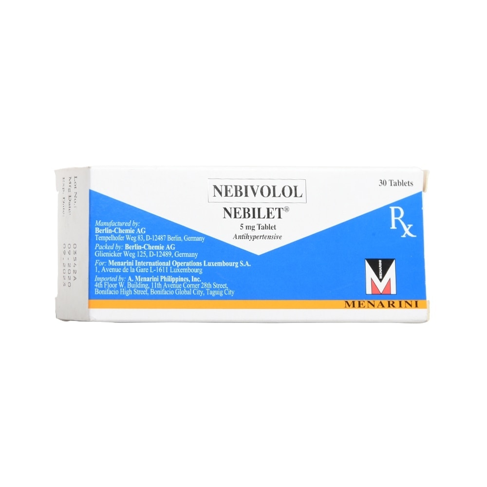 Nebilet Nebivolol 5mg 1 Tablet [PRESCRIPTION REQUIRED]