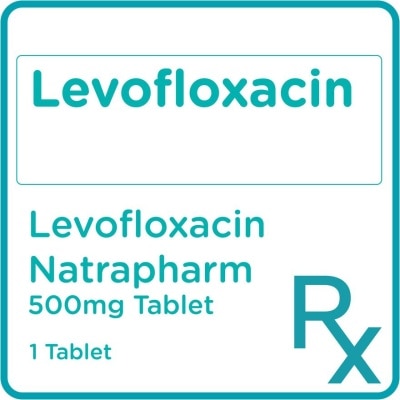 NATRAPHARM Levofloxacin 500mg 1 Tablet [PRESCRIPTION REQUIRED]