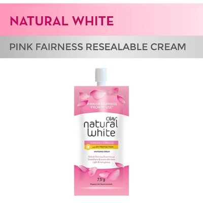 OLAY Natural White Pink Fairness Resealable Cream 7.5g