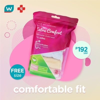 WATSONS Disposable Underwear Cotton + Polyster Extra Large Ladies 5s