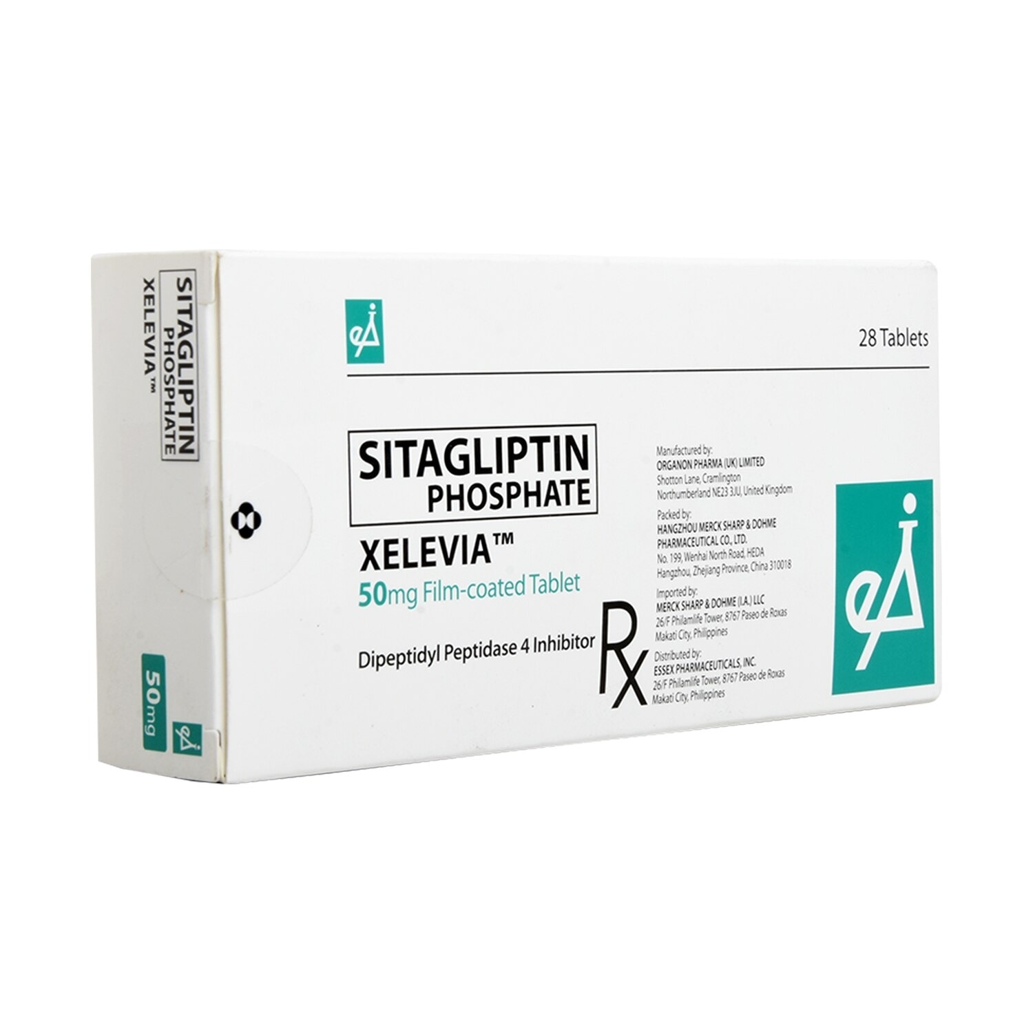 Xelevia Sitagliptin 50mg 1 Tablet [Prescription Required]