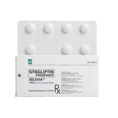 XELEVIA Sitagliptin Phosphate Tablet 100mg 1 Tablet [PRESCRIPTION REQUIRED]