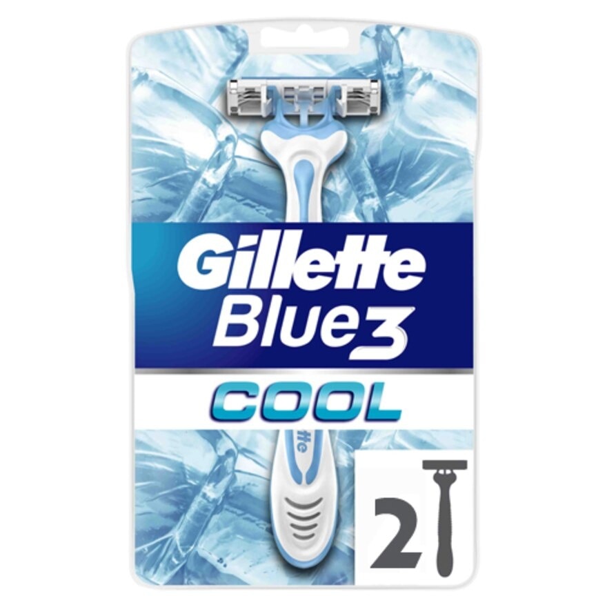 Blue 3 Ice Disposable Razor 2s