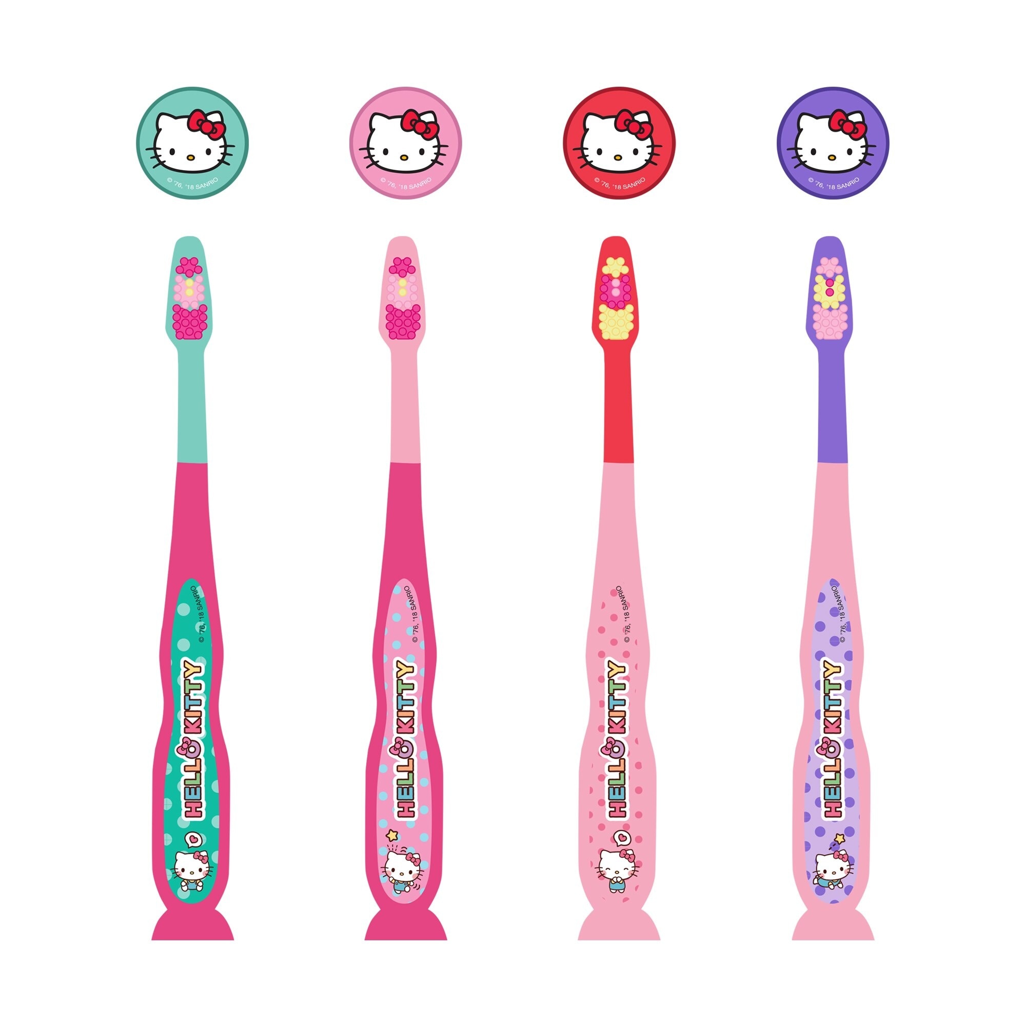 Kiddie Toothbrush with Cap and Suction  Soft 1s