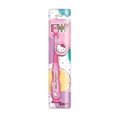 HELLO KITTY Kiddie Toothbrush with Cap and Suction  Soft 1s