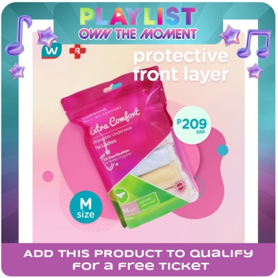 WATSONS - Disposable Underwear Pure Cotton Ladies Medium 5s