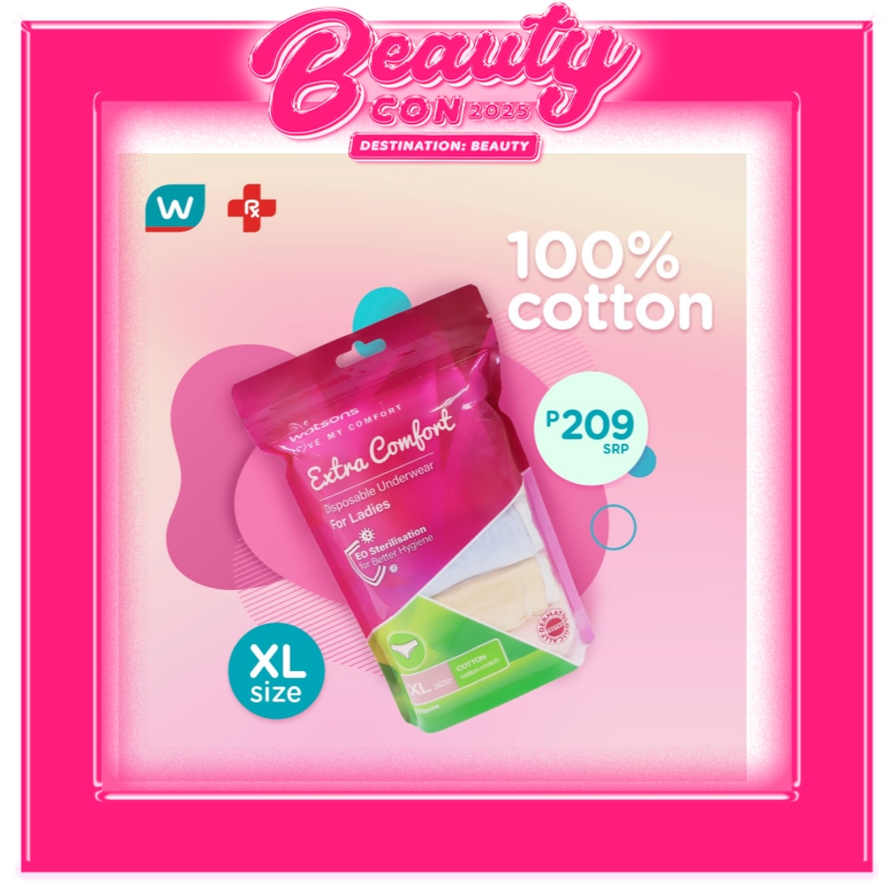 Disposable Underwear Pure Cotton Ladies Extra Large 5s