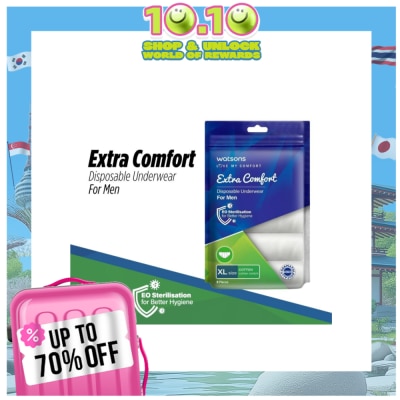 WATSONS Disposable Underwear Pure Cotton Men Extra Large 5s